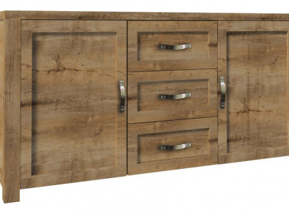 Buffet Sideboard Cabinet Wood Handmade Wood Country Style Sideboards Cabinets 2-piece.